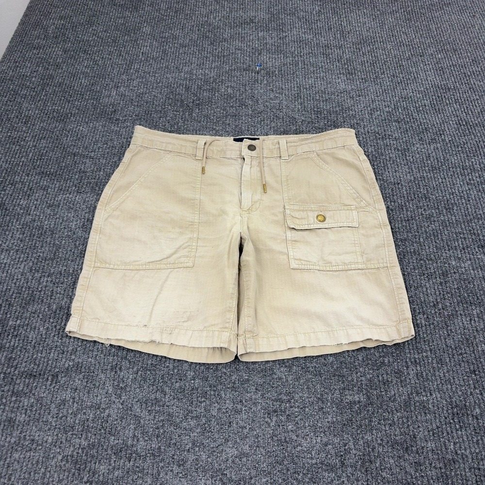 American Eagle Prep Shorts Mens 34 Khaki Cotton Ripstop Cargo Gorpcore Casual